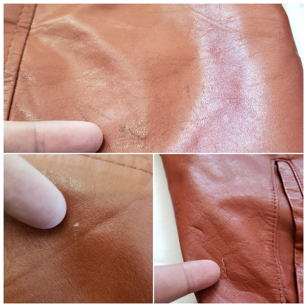 Vintage Genuine Leather Women Jacket - Picture 6 of 8